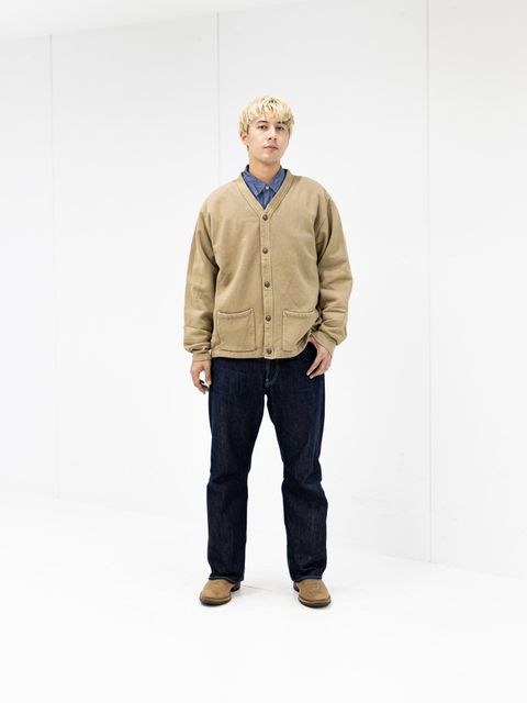 A.PRESSE Vintage Sweat Cardigan(MOCHA)☆9月19日(土)新作発売！