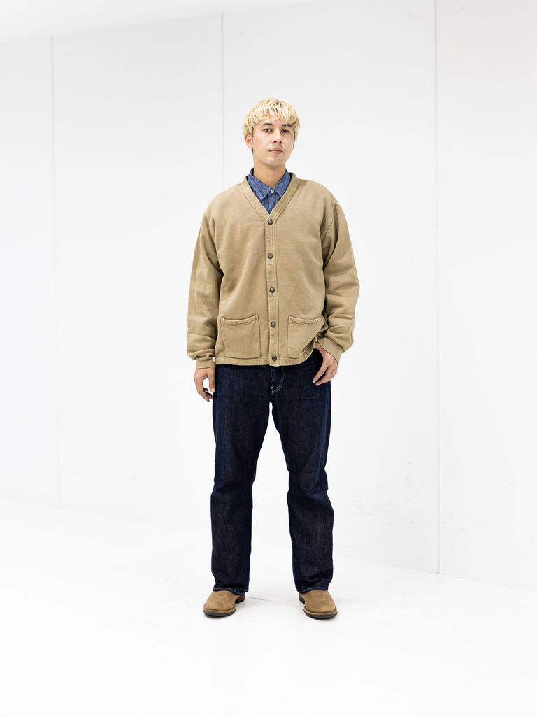 A.PRESSE Vintage Sweat Cardigan(MOCHA)☆9月19日(土)新作発売！