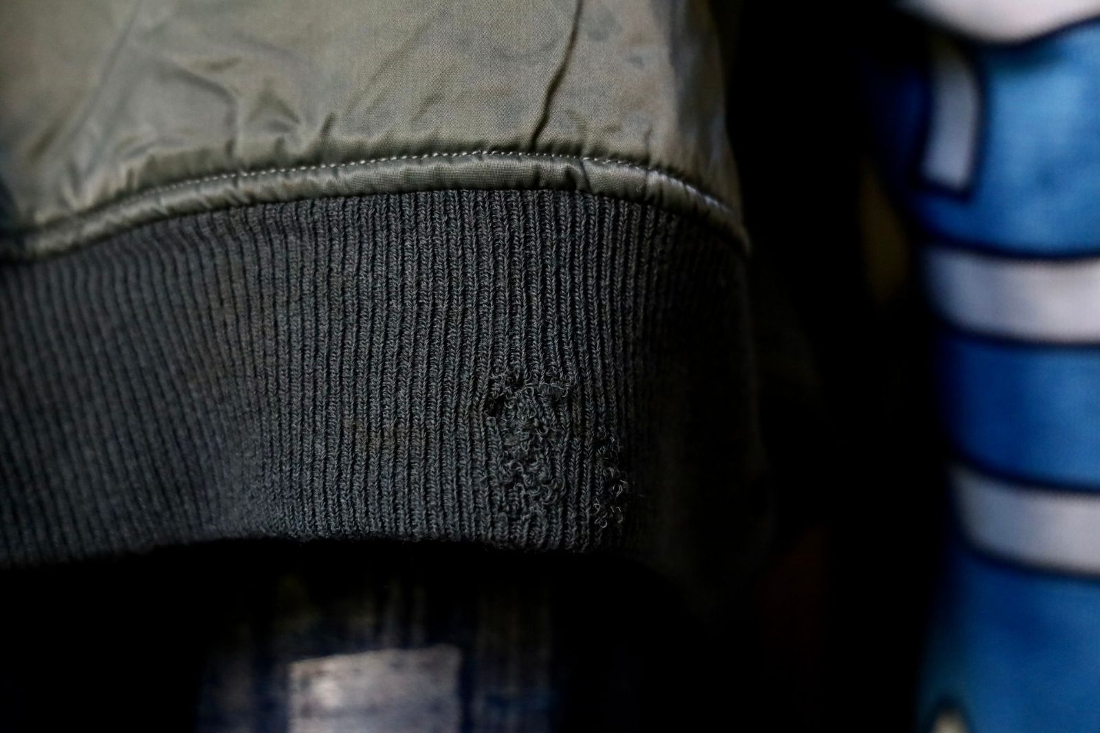 セントマイケル24AW DAMEGE MA-1 (SM-YS1-0000-064)KHAKI