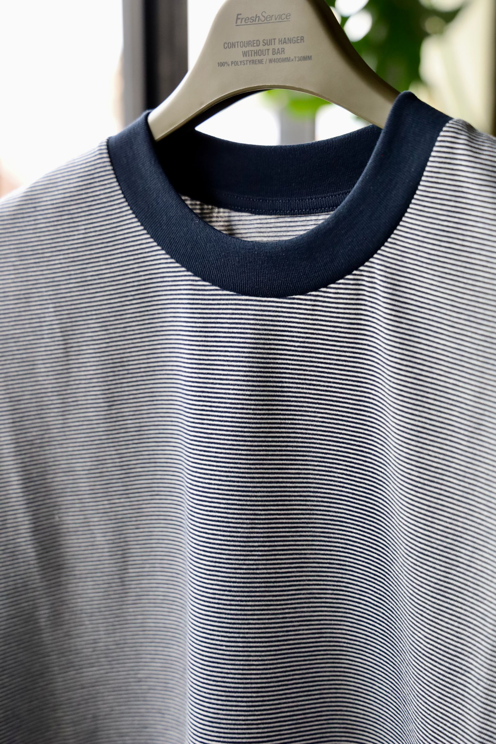 フレッシュサービス MICRO BORDER S/S TEE (FSC251-70115)WHITE×NAVY☆3月15日(土)発売！