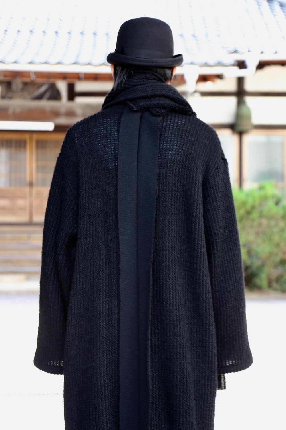 モード】Y´s YOHJI YAMAMOTO 二重デザイン ニットカーディガン-