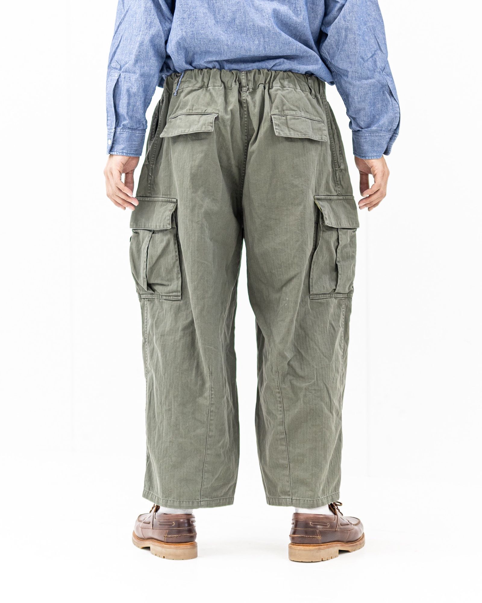イズネス 26SS Herringbone 6-Pocket Pants (26SS_22_1005SSPT05)KHAKI☆新作発売！