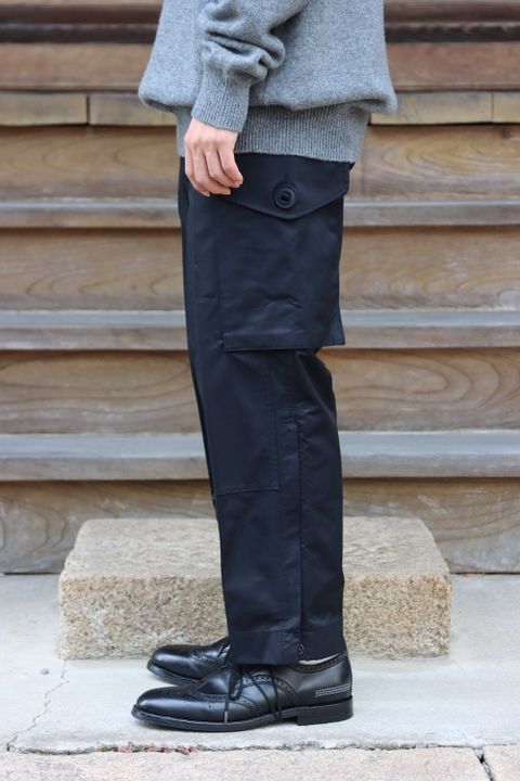COMME des GARSONS HOMME ラムウール天竺ロゴ刺繍ニット(HH-N007-051) style.2021.09.26