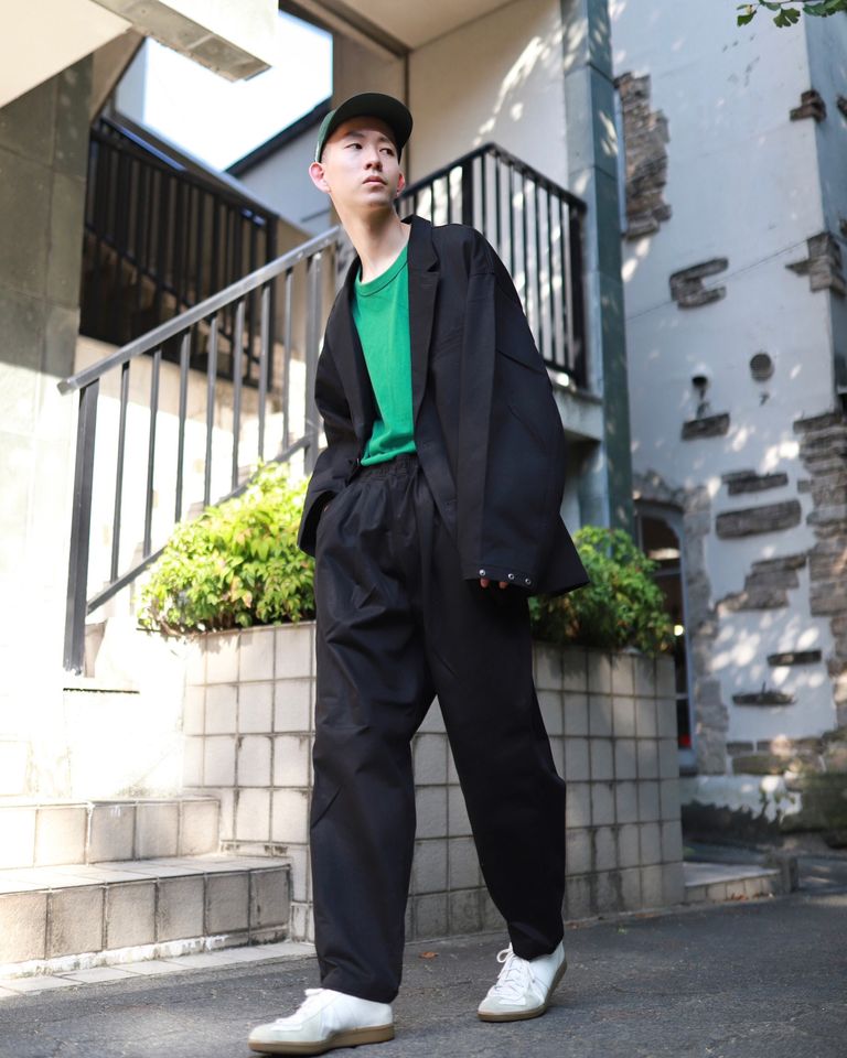 モデル:183cm
着用サイズ:L