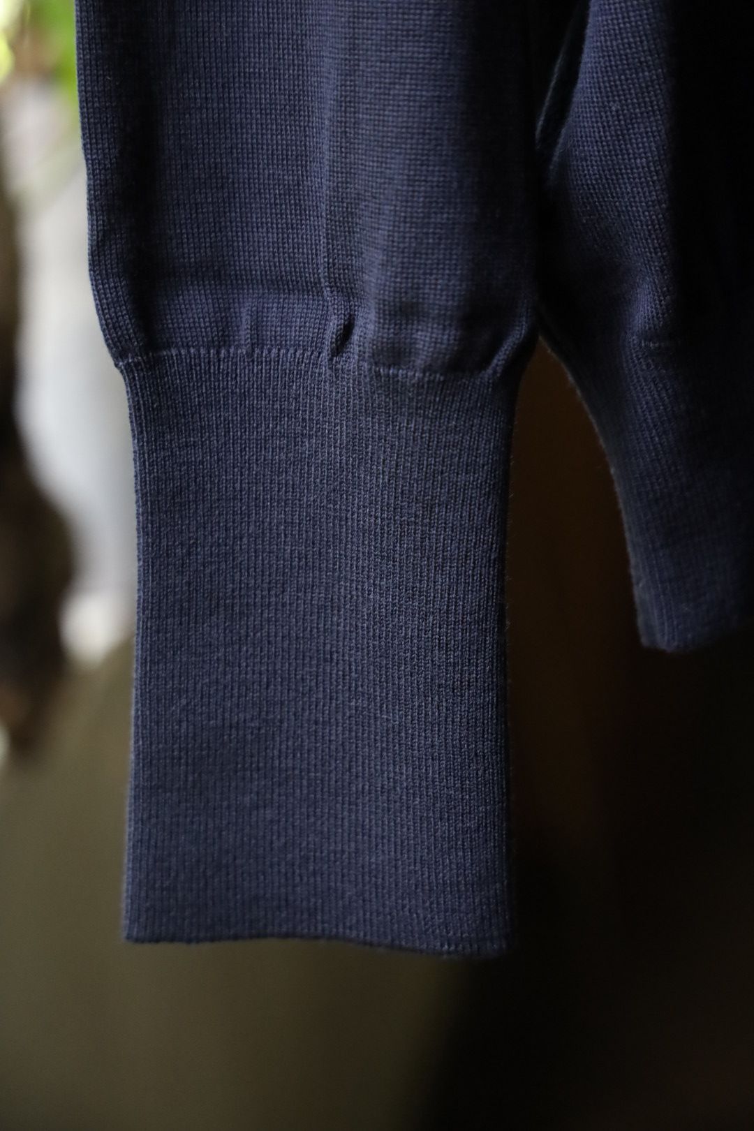 アプレッセ Wool Knit Polo Collar Cardigan(24AAP-03-07K)NAVY☆8月10日(土)発売！