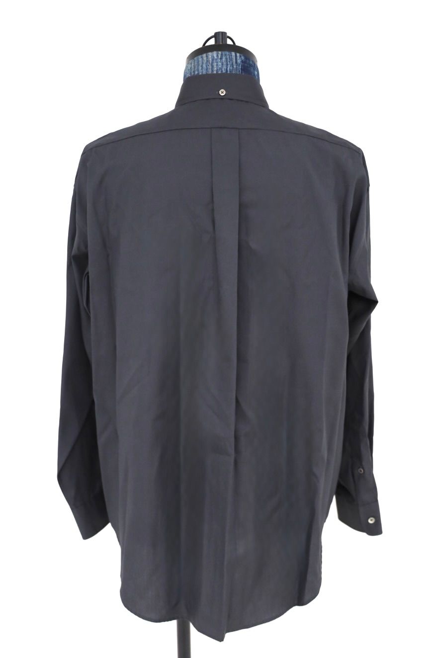 グラフペーパー Easy Care Poplin L/S B.D Box Shirt(GM263-50619)GRAY☆7月11日(土)発売！