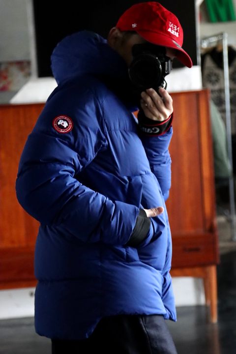 CANADA GOOSE ARMSTRONG HOODY"PACIFIC BLUE"style.2021.11.9.