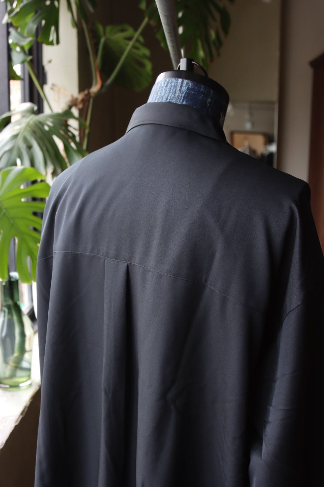 フレッシュサービス25SS COOLFIBER OPEN COLLAR L/S SHIRT(FSC251-50133)BLACK