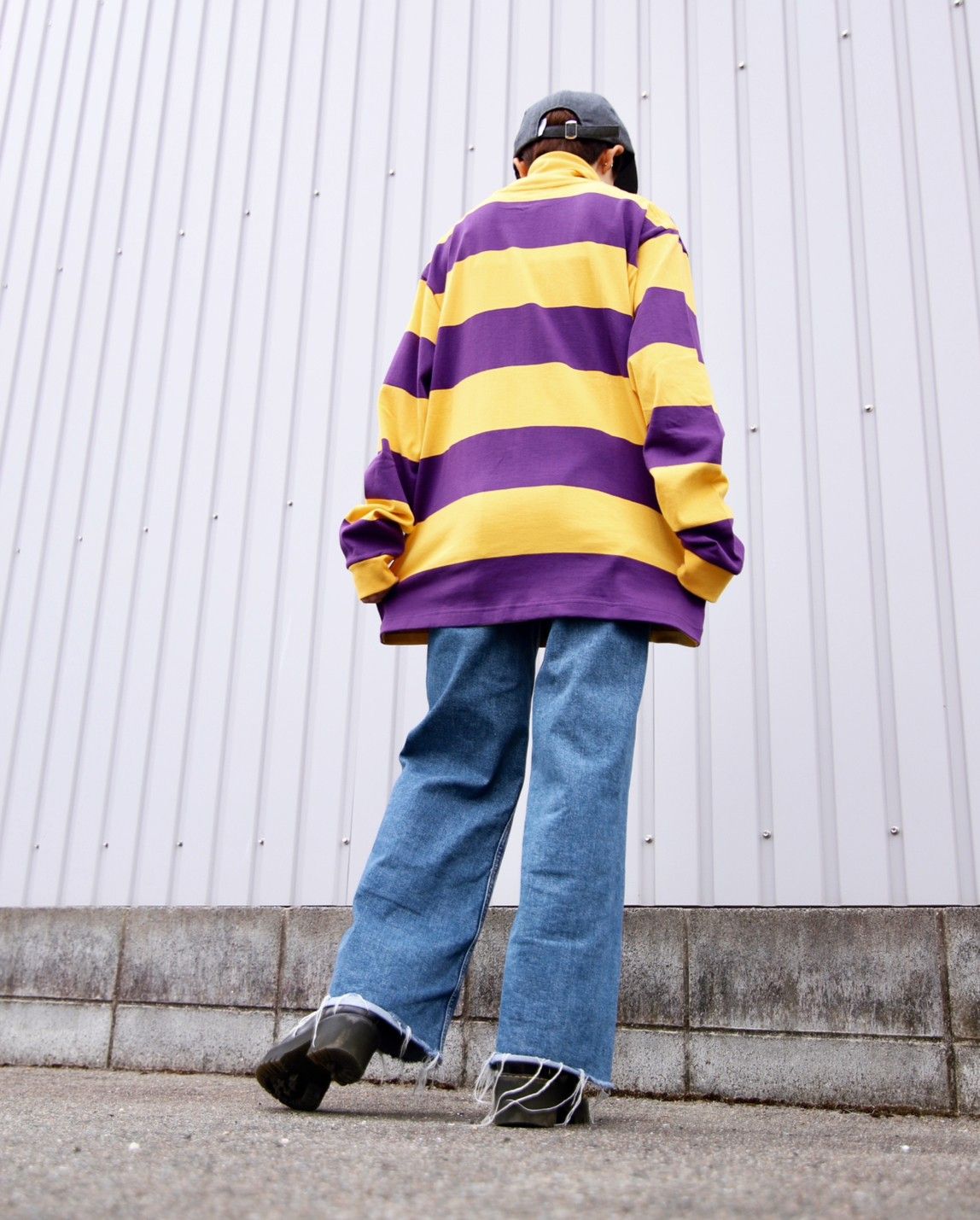 TapWater 新作Wide Border Turtle L/S Tee style.2023.10.18