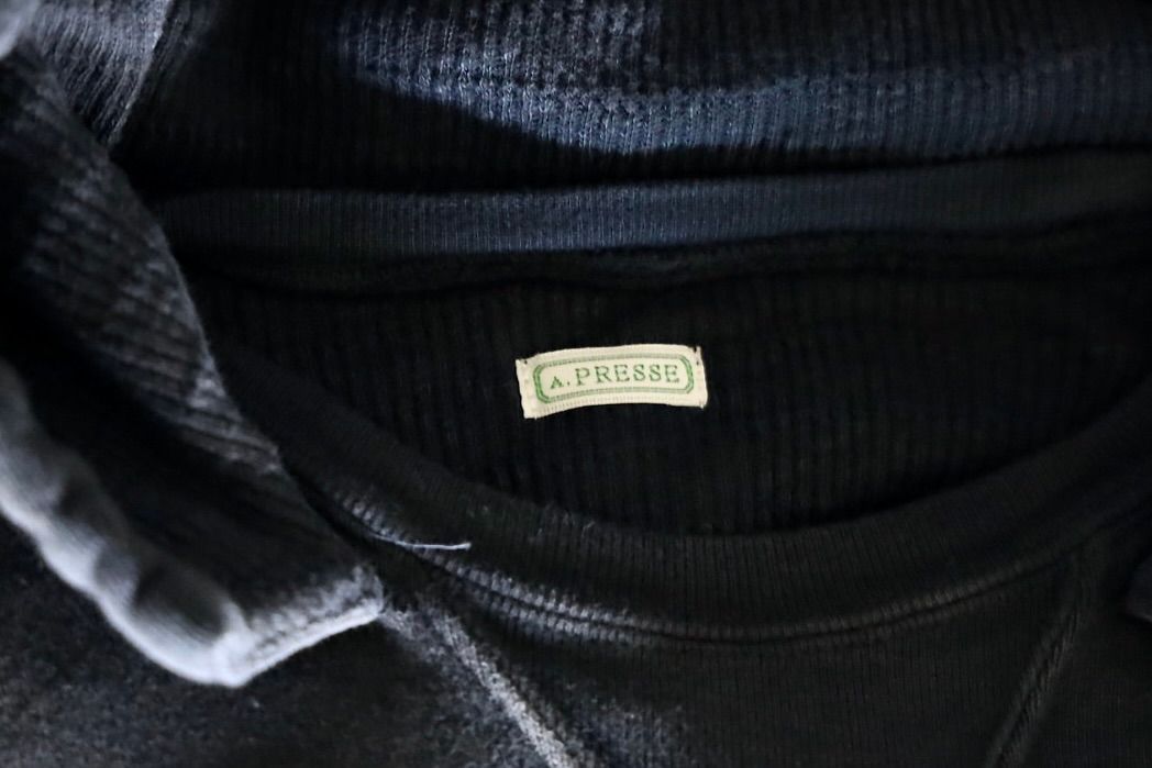 アプレッセ 2025 STYLE2 Vintage Attached Hood Sweat Parka(25AAP-05-10)BLACK☆8月30日(土)発売！