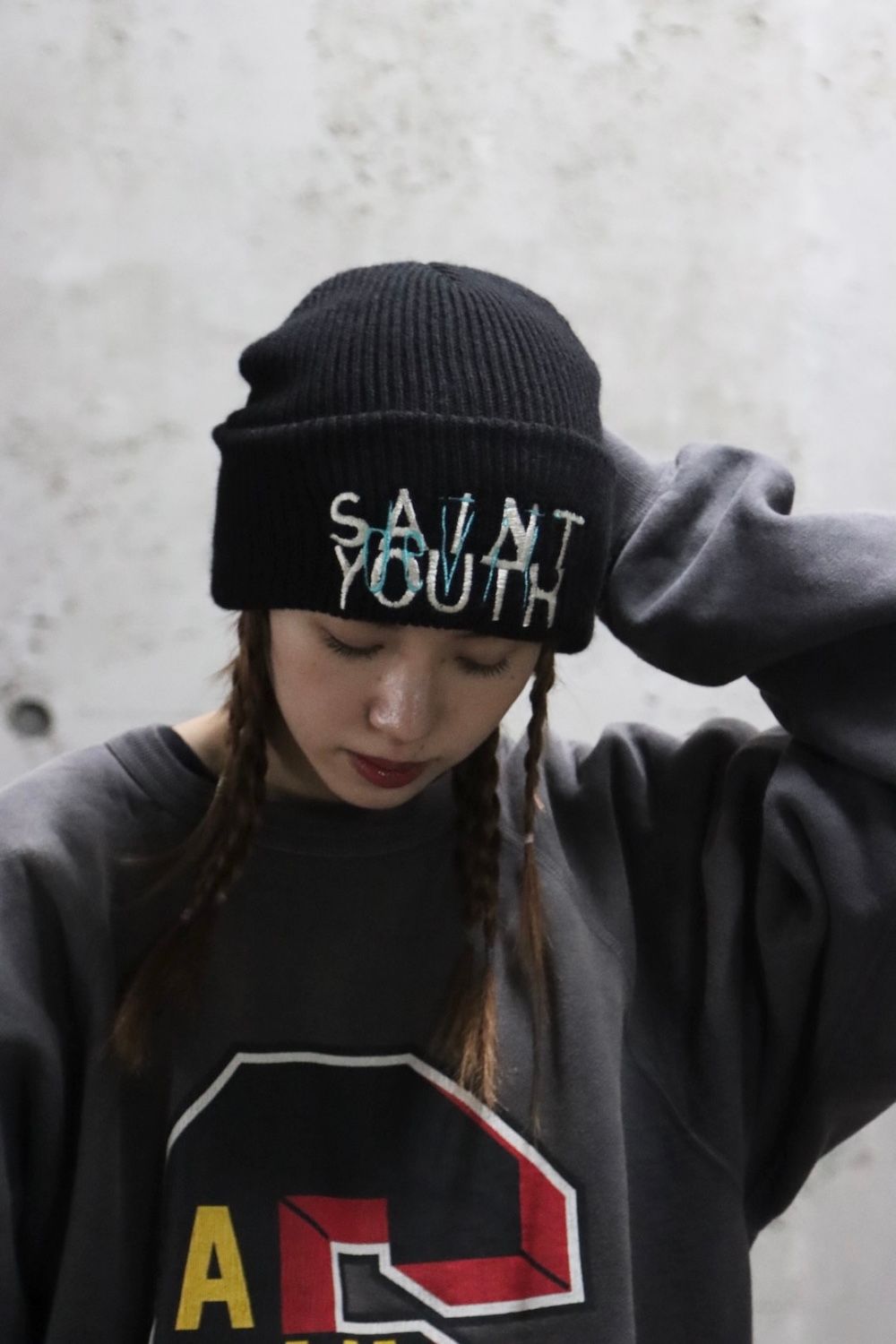 SAINT M×××××× - セントマイケル22AW SAINT YOUTH KNIT CAP(SM-A22 ...