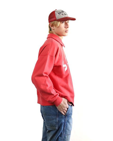セントマイケル 24SS 新作HALF ZIP SWEAT style 2024.3.8