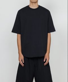 marka 26SS ROUND HEM CREW NECK S/S(M26A08CS03B)BLACK☆新作発売！