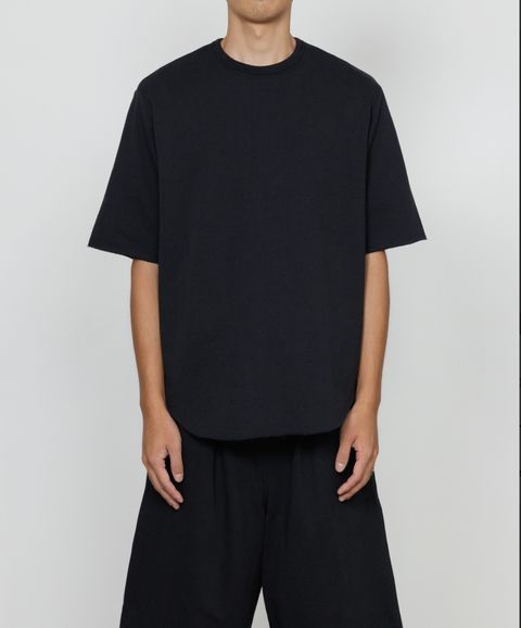 marka 26SS ROUND HEM CREW NECK S/S(M26A08CS03B)BLACK☆新作発売！