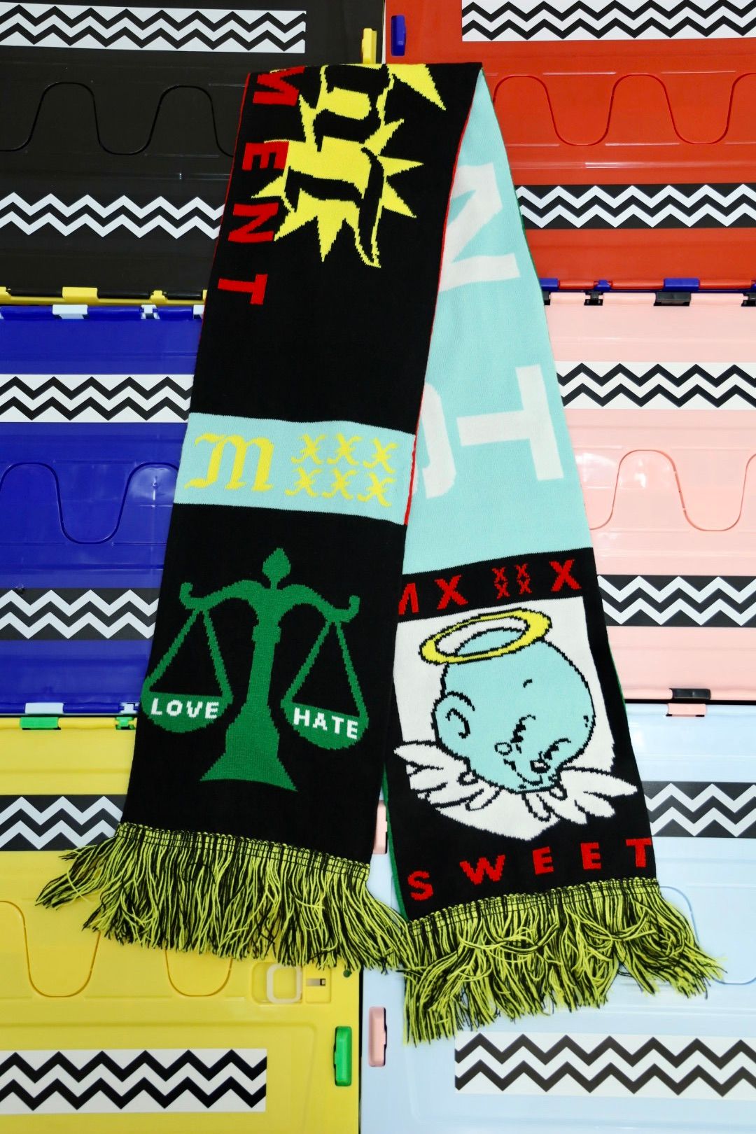 セントマイケル  BABY MICHAEL SCARF(SM-HR1-0000-097)BLACK★10月11日(土)発売！