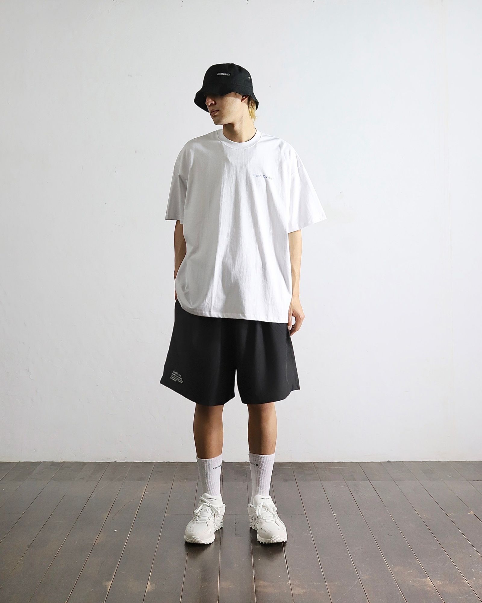 FreshService CORPORATE PRINTED S/S TEE(BLUE)style 2024.4.26