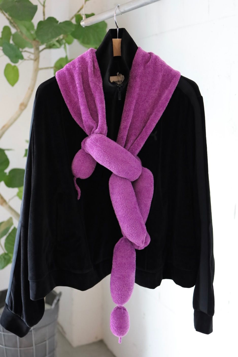 doublet ダブレット26AW BALLOON DOG KNIT SCARF (26AW59KN236)PURPLE☆7月11日(土)発売！