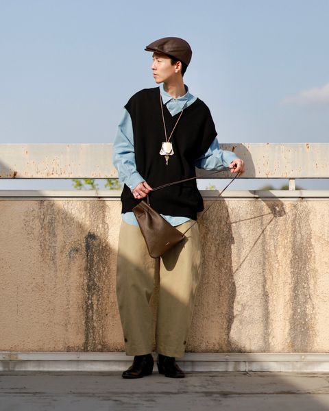 A.PRESSE アプレッセ23SS Motorcycle Trousersスタイル