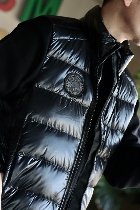 CANADA GOOSE CROFTON VEST BLACK LABELスタイル