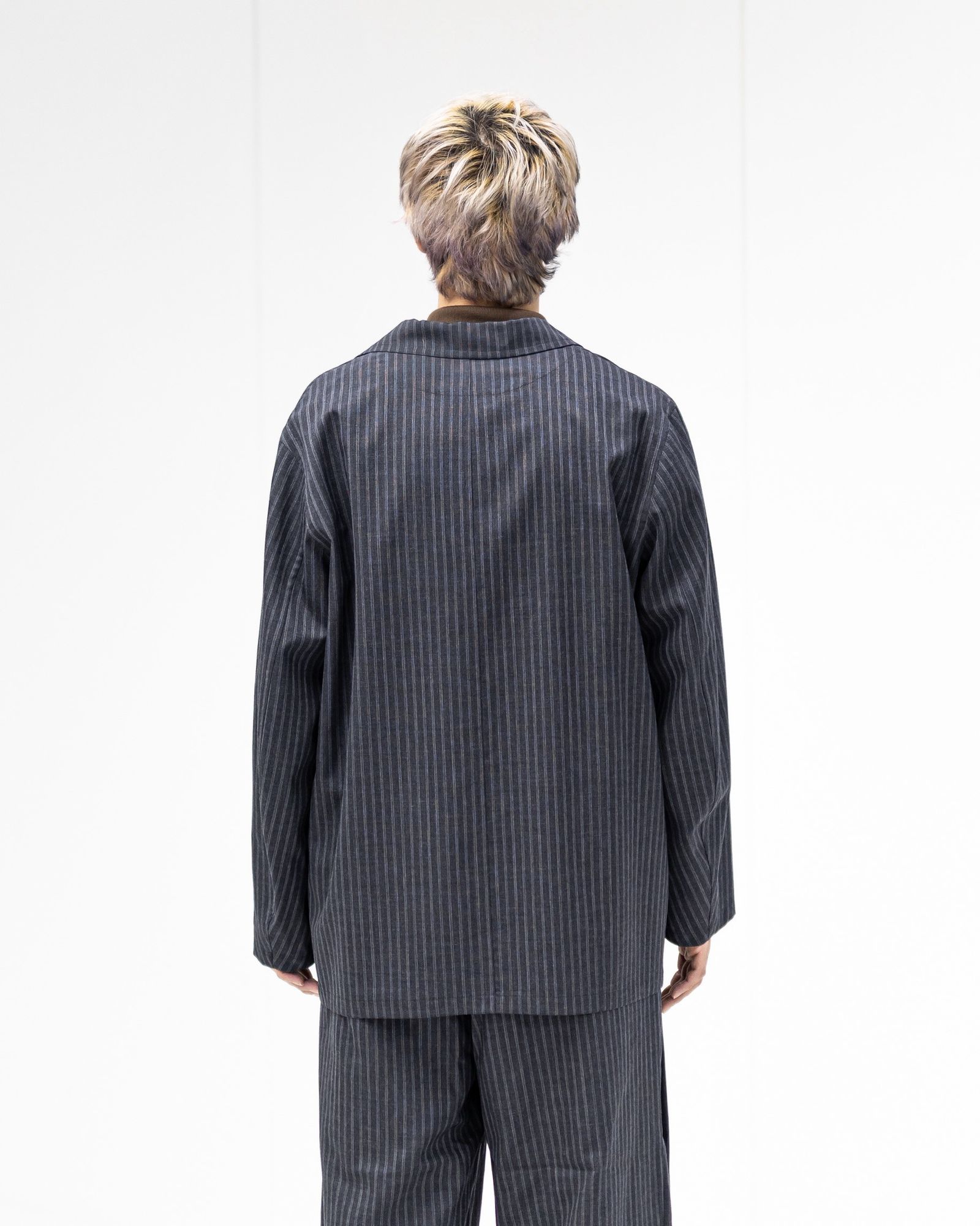 marka 26SS STROLL AROUND JACKET(M26A11SH02B)GRAY STRIPE☆新作発売！