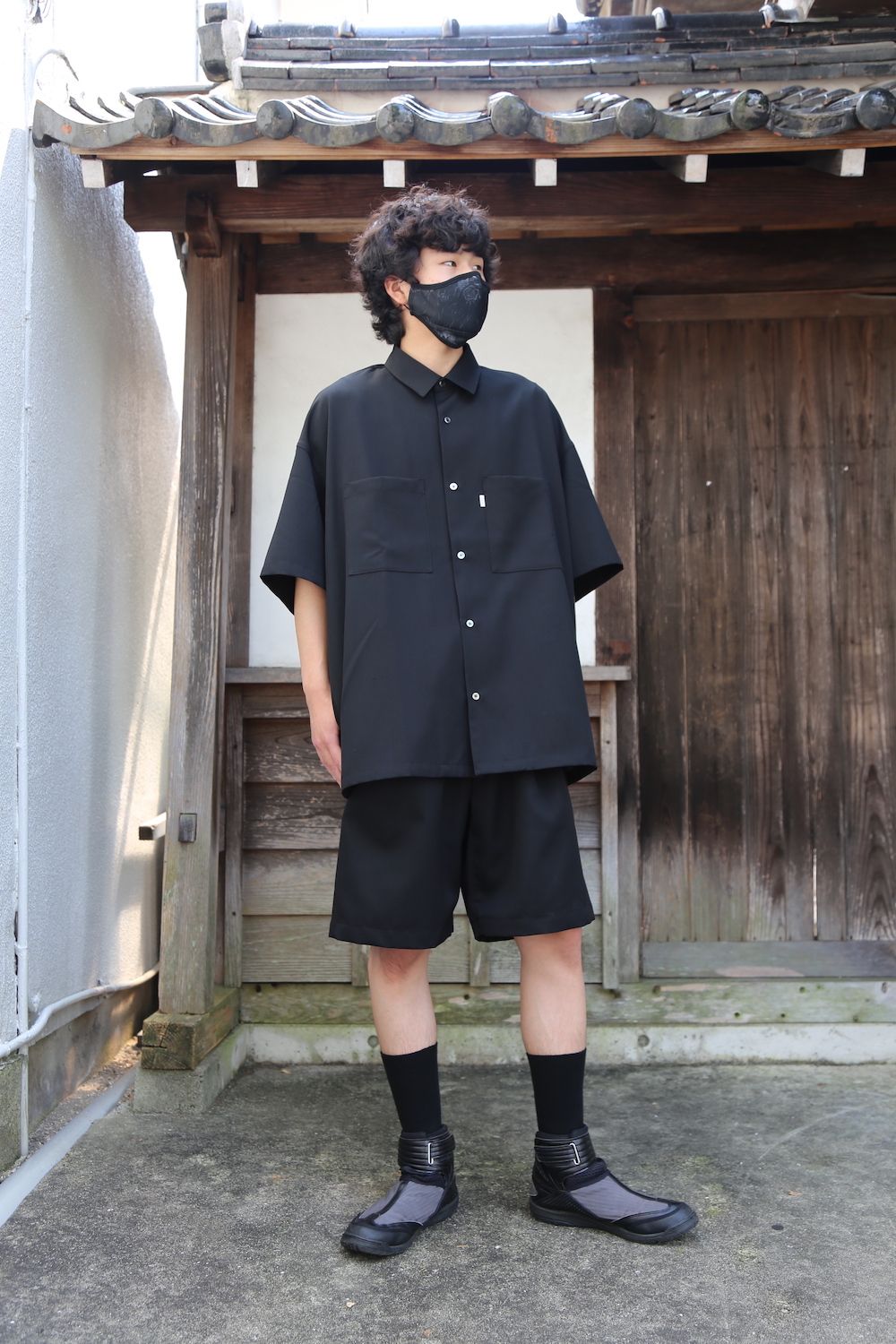 Yohji Yamamoto×NewEra MASK FACE COVERINGSマスクYohji Yamamoto