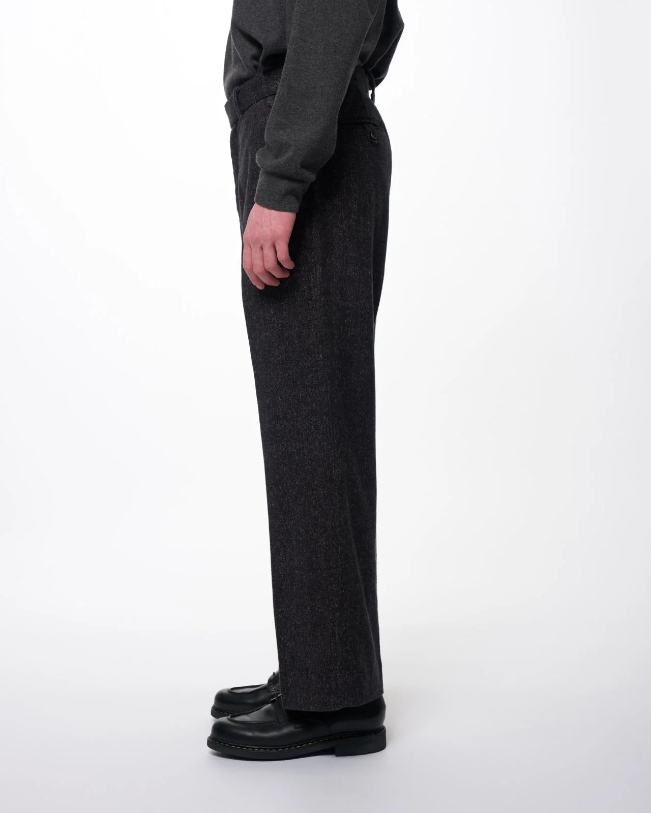 マーカ 26AW SINGLE PLEAT WIDE TROUSERS(M26C19PT01C)HERRINGBONE☆新作発売！