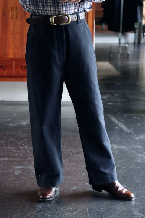 アプレッセ22FW Motorcycle Trousers"NAVY"スタイル