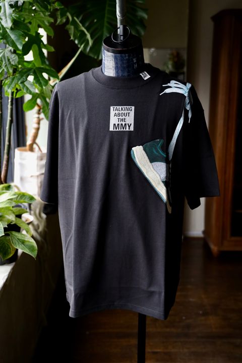 トーキングアバウト ジ アブストラクション 25SS HANG ON SHOULDER T-SHIRT(NPT-MMYT-002)BLACK