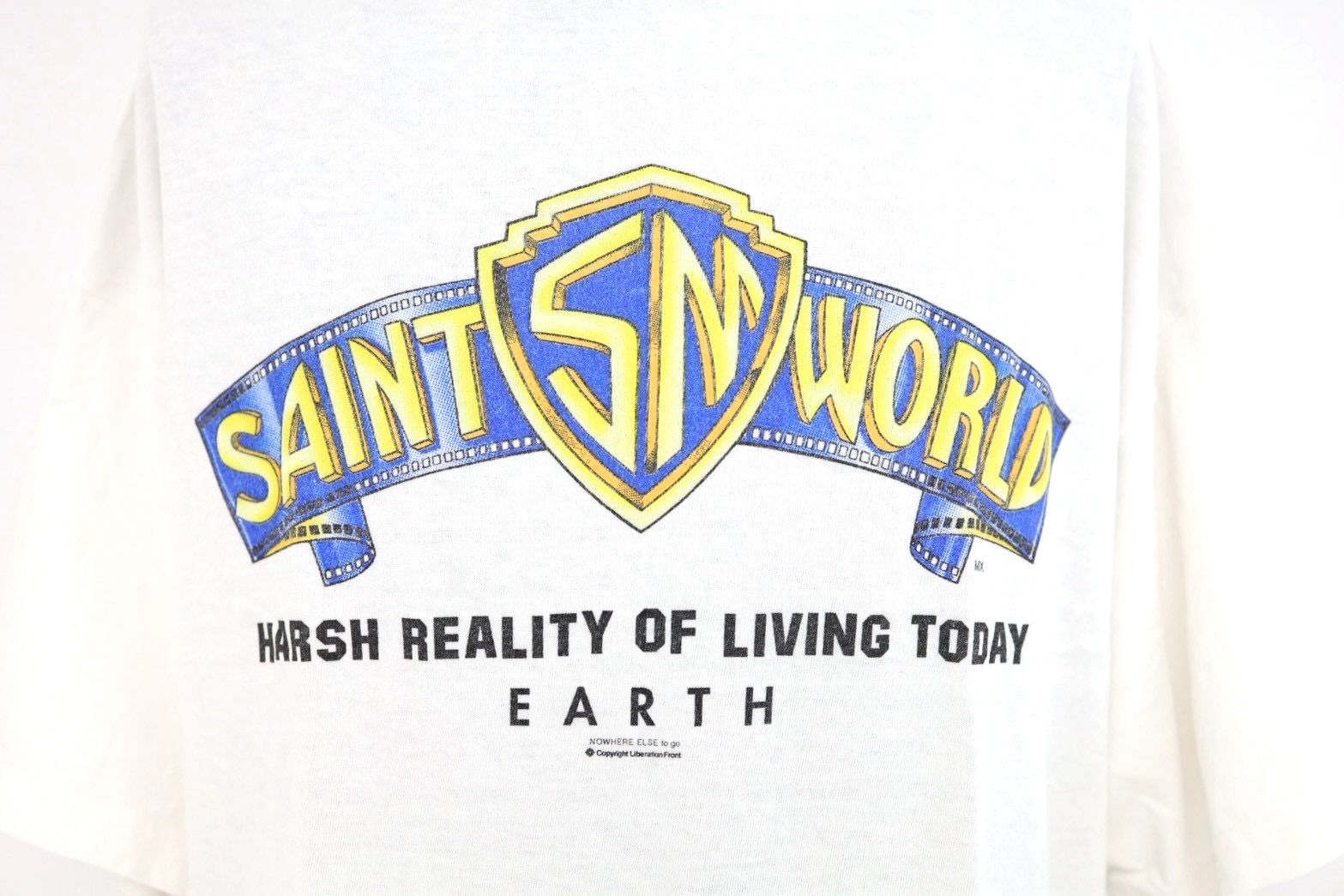 セントマイケル 26SS SAINT WORLD SS T-SHIRT(SM-MK8-0000-015)WHITE☆4月11日(土)発売！