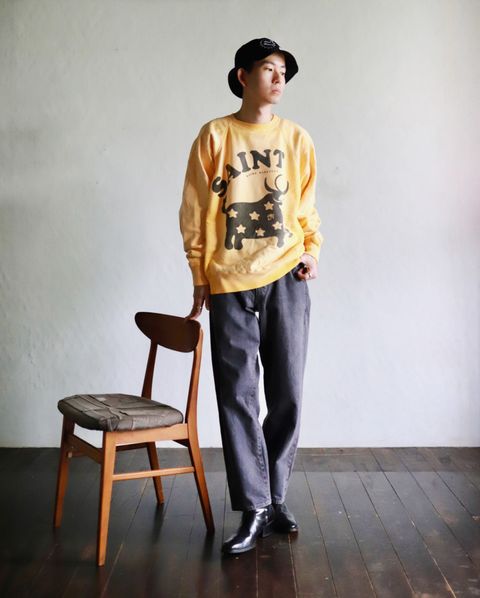 ©SAINT Mxxxxxx セントマイケル 23AW COW CRW N SWTスタイル