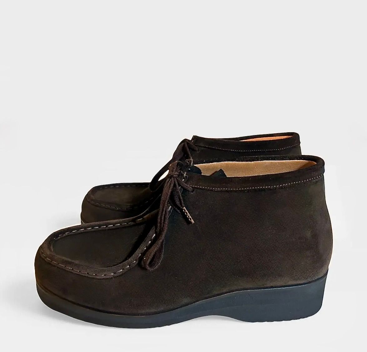 [予約商品] FOOTWORKSフットワークス  チロリアンブーツ Tyrolean boots in suede leather(F02-0003_M)DARK BROWN☆2026年11月末～12月中旬入荷予定！