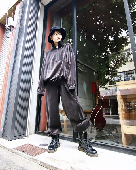 FreshService 新作VELOUR JERSEY PULLOVER セットアップstyle.2023.10.18
