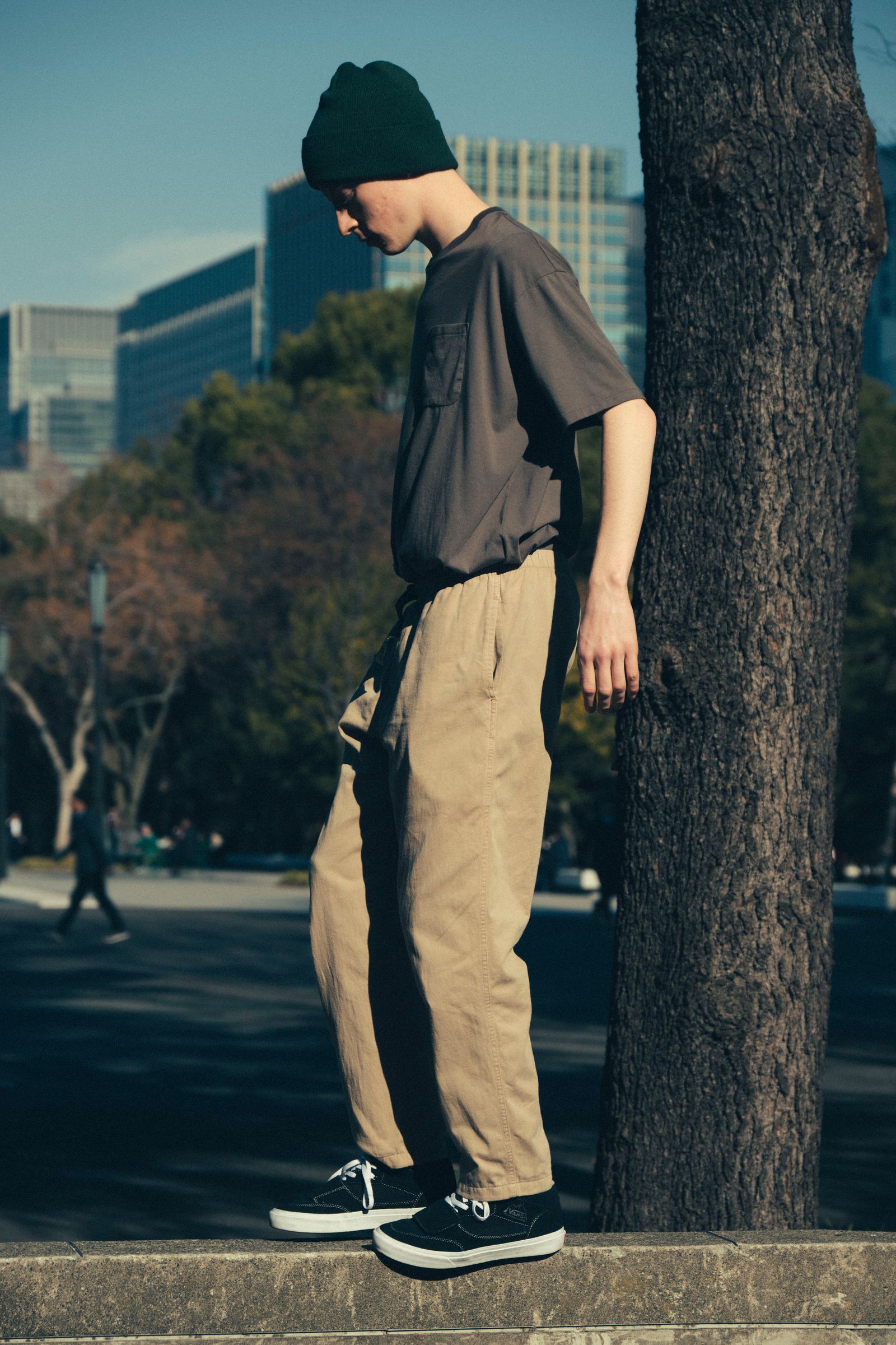 ファウンダ 25SS POCKET T SHIRT(015FD251017)KAHKI