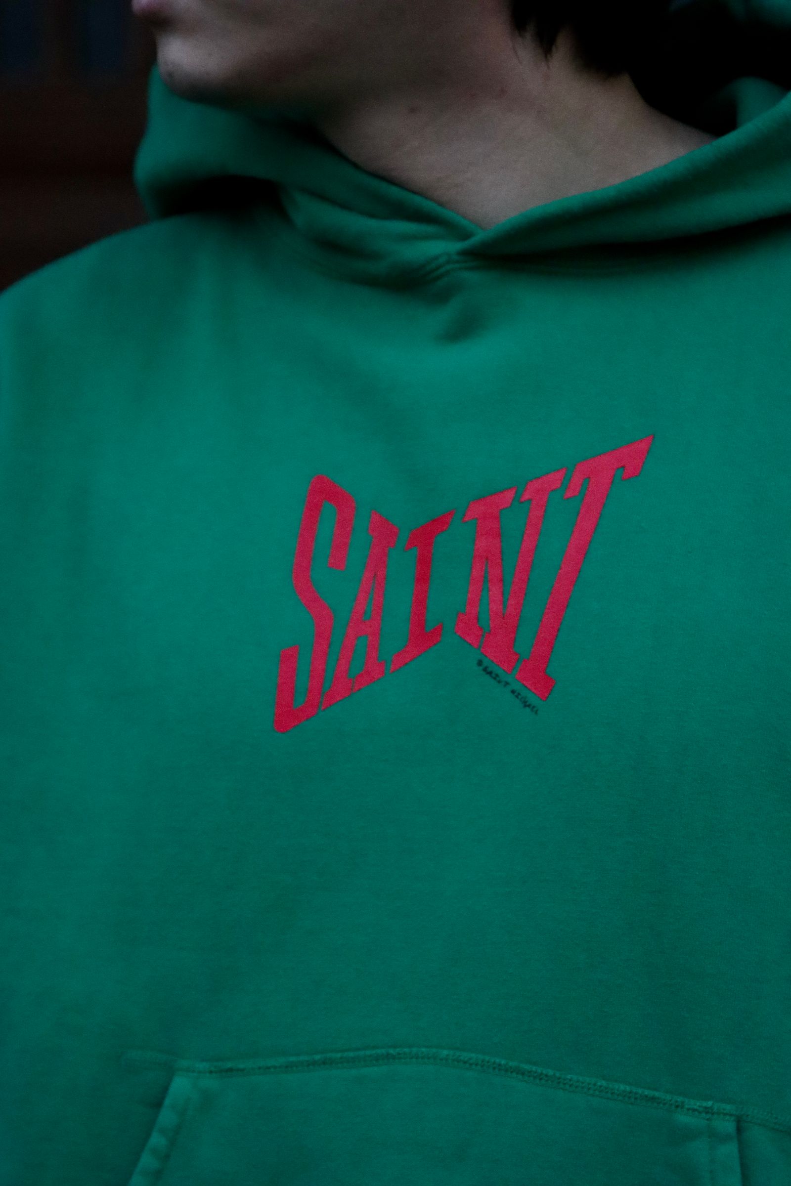 ©SAINT M×××××× 22SS HOODIE_LOGO"GREEN"style. | 2182 | mark