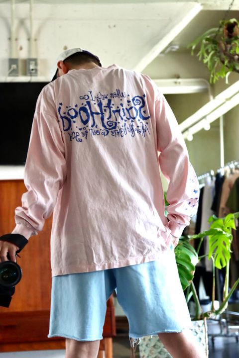 ©SAINT M×××××× LS TEE SAINT HOOD"PINK"style.