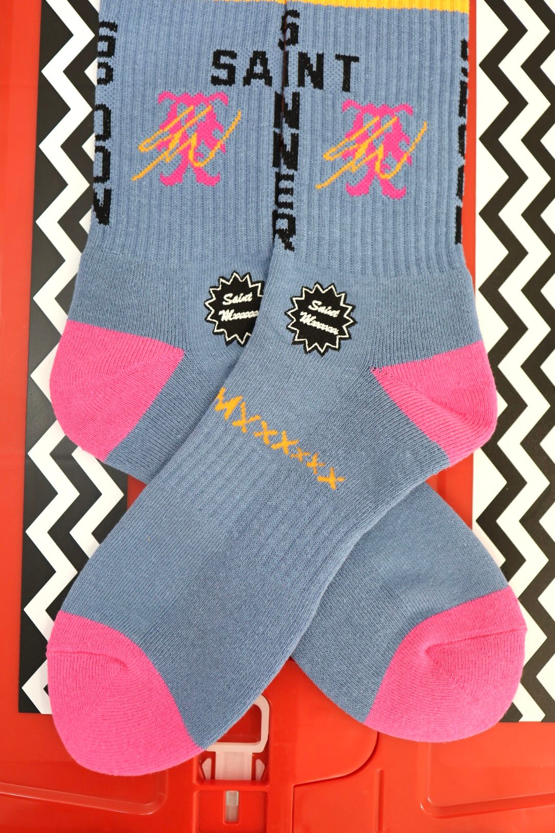 セントマイケル 26SS SW SOCKS/SAINT SW(SM-MK8-0000-C14)BLUE☆3月7日(土)発売！