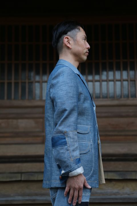 JUNYA WATANABE MAN 綿リネンデニムジャケットstyle.2021.2.7.