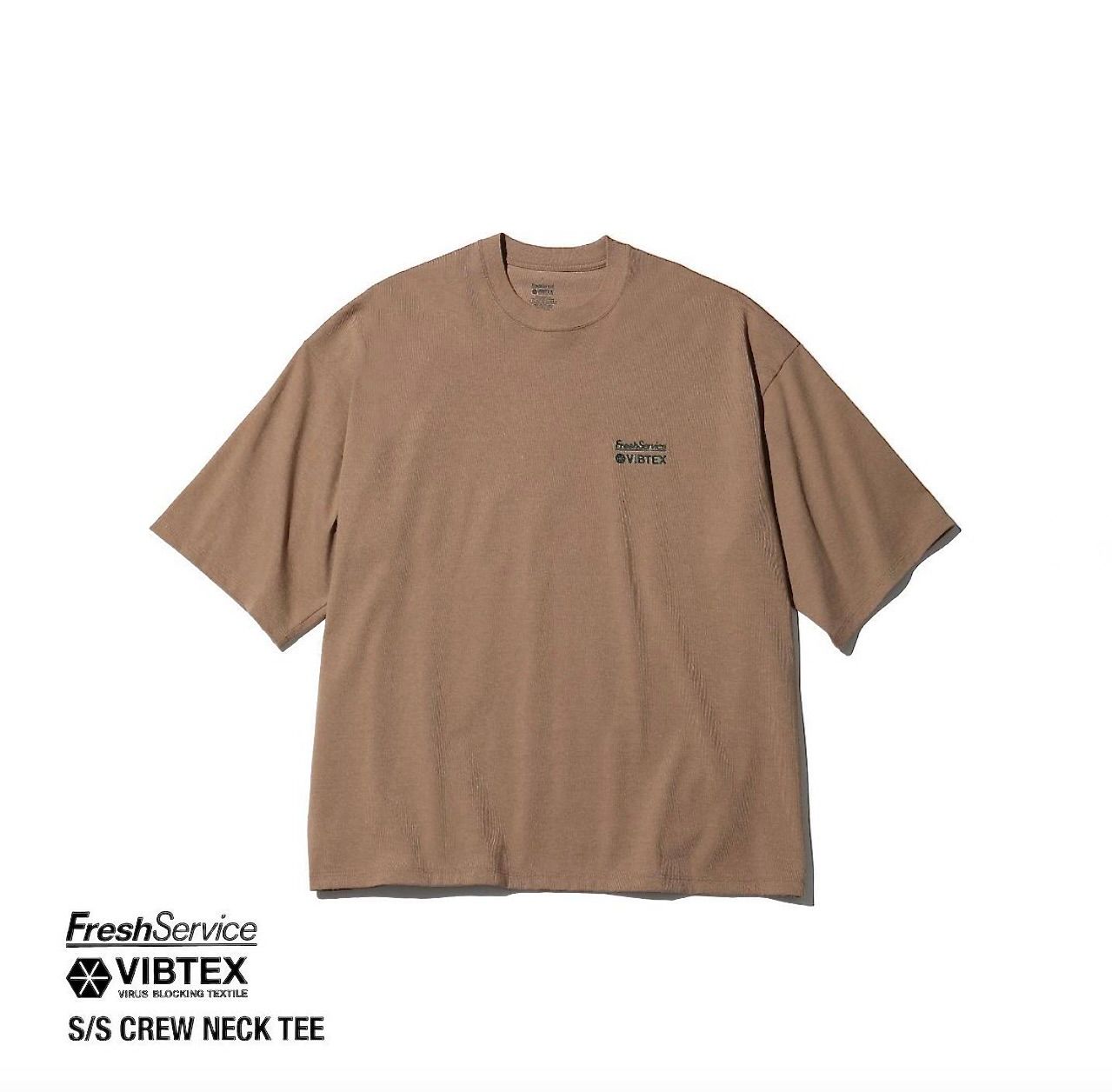 VIBTEX for FreshService S/S CREW NECK TEE(FSC252-70003)BEIGE☆再入荷しました！