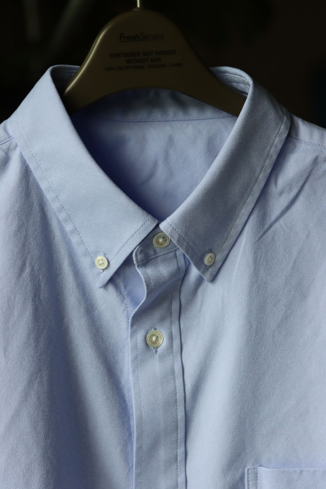 フレッシュサービス DRY OXFORD CORPORATE S/S B.D. SHIRT(FSC251-50004B)BLUE