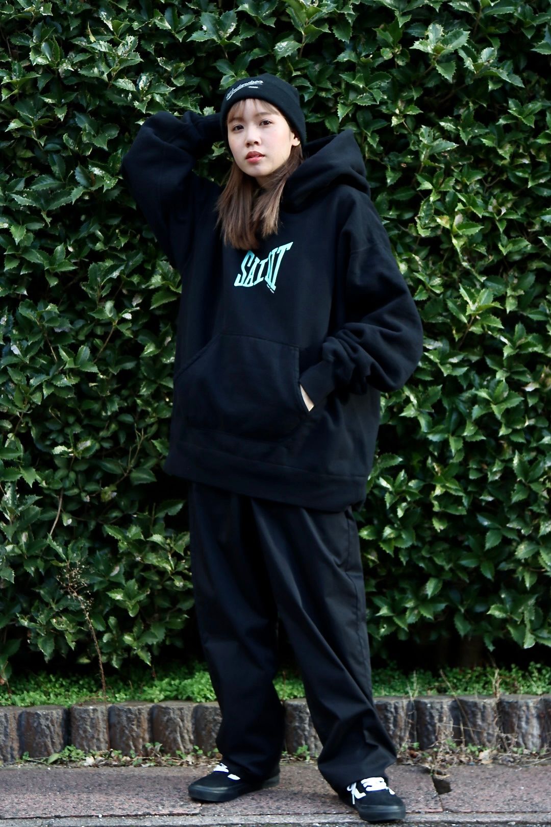 ©SAINT M×××××× 23SS SAINT HOODIEスタイル