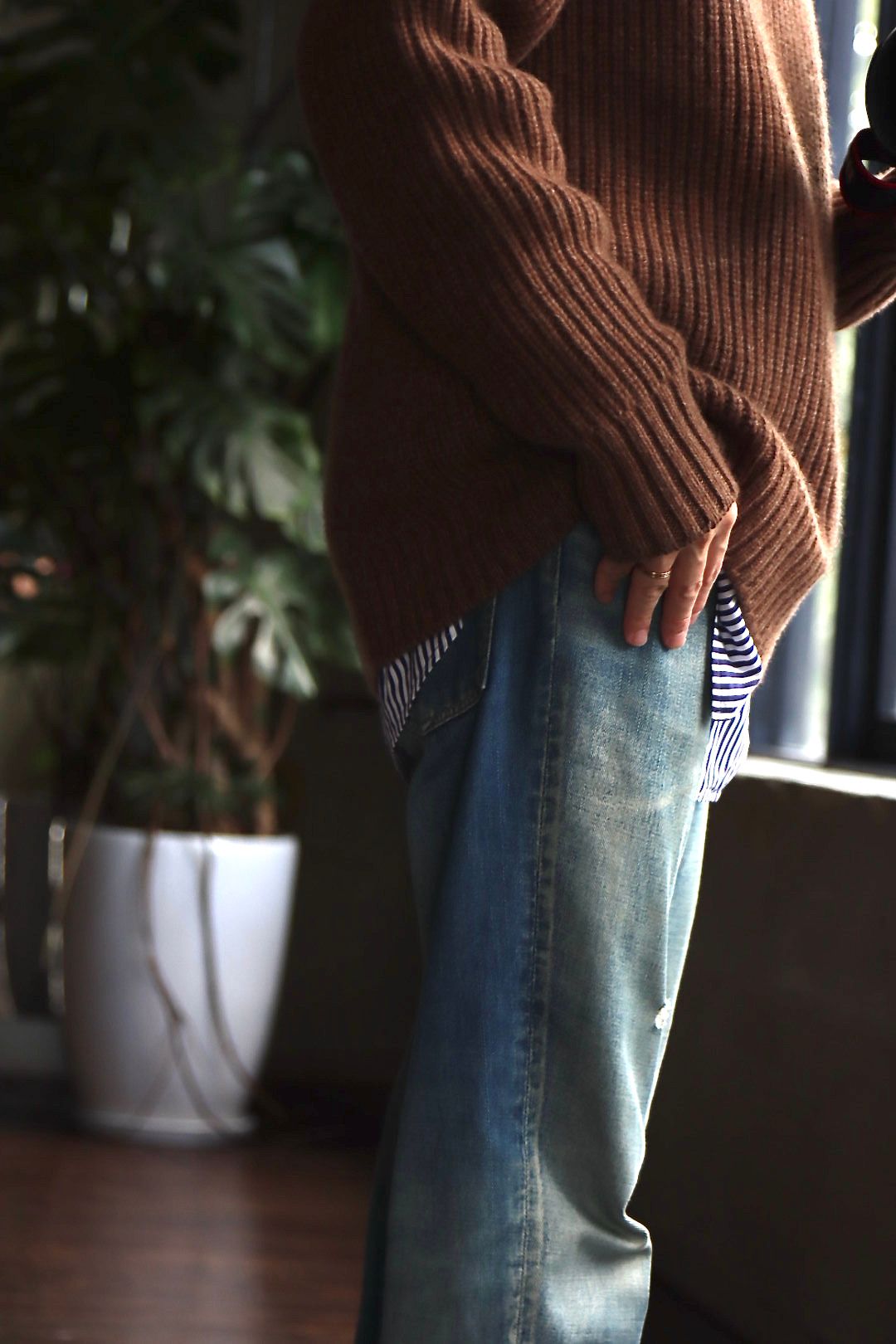 A.PRESSE Fisherman Pullover Sweater style.2021.10.6.