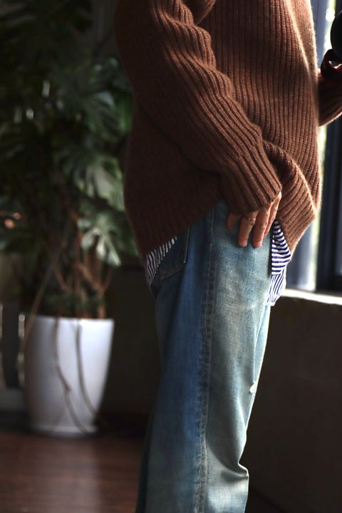 A.PRESSE Fisherman Pullover Sweater style.2021.10.6.