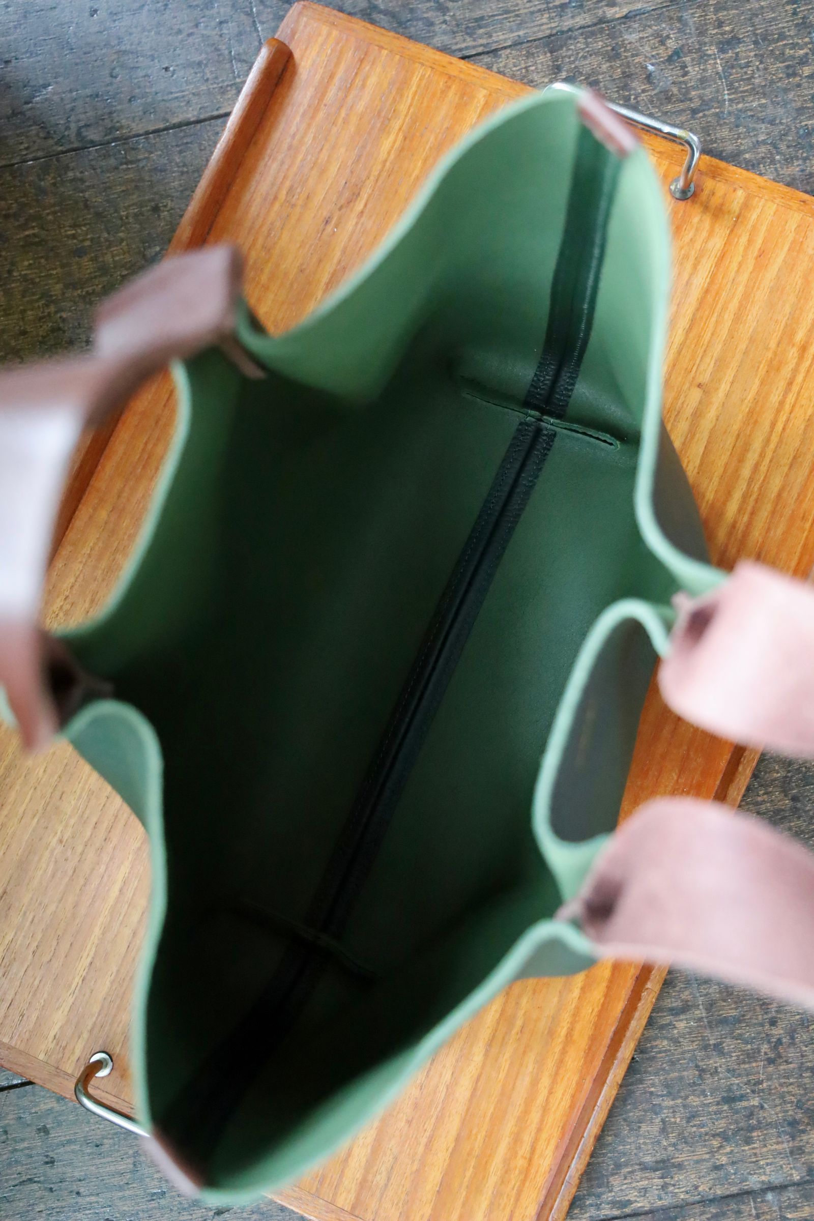 エンダースキーマ　ピアノバッグ　ダークグリーン　L Hender Scheme - エンダースキーマ バッグ piano bag small(mj