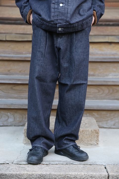 Graphpaper Colorfast Denim Blouson&Colorfast Denim Two Tuck Pants"INDIGO"Style.2020.11.13.