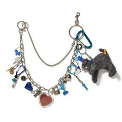 ダブレット25AW KEY CHAIN WITH DOG DOLL(25AW91AC36) BLUE
