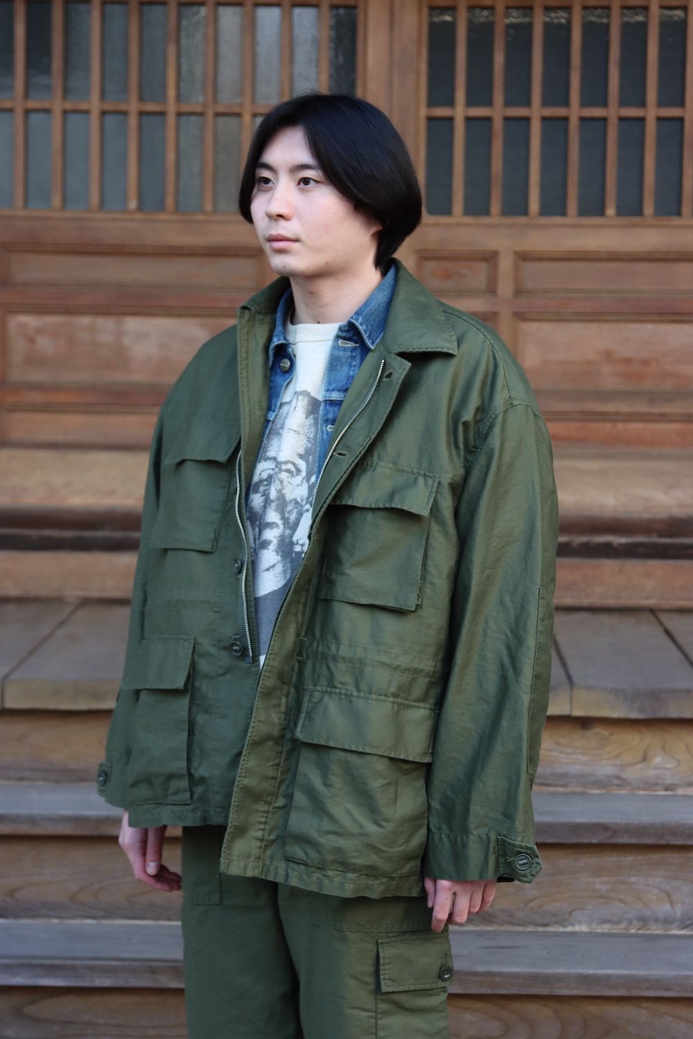 Graphpaper Moleskin Military Jacket