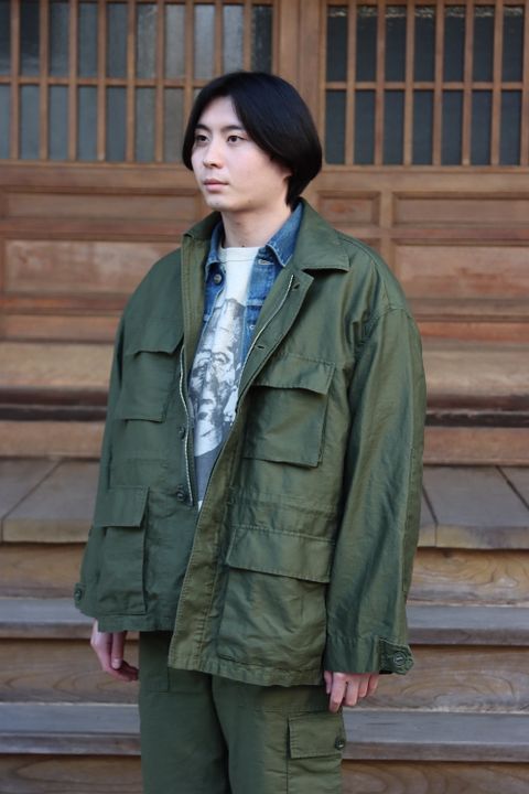 Graphpaper Cotton Linen Moleskin Military Jacket(GU221-30094) style.2022.1.29.