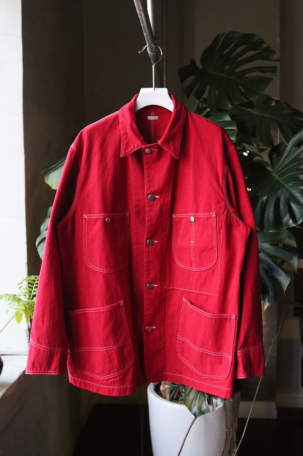 A.PRESSE - アプレッセ 22SS Coverall Jacket(22SAP-01-05M)RED