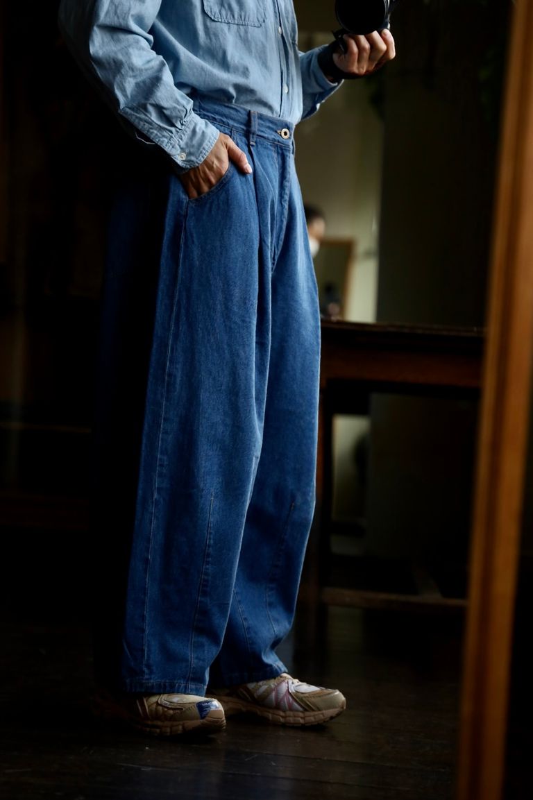 is-ness - イズネス 25SSデニムバルーンパンツDENIM 5PK BALLOON PANTS 