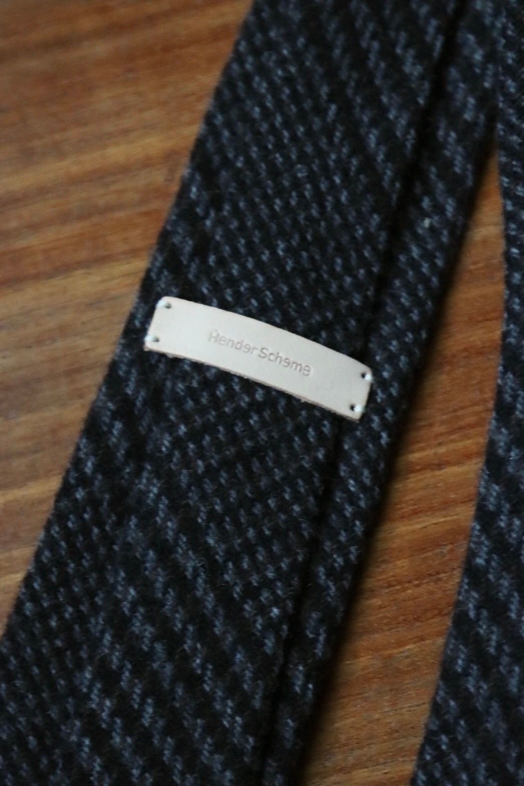 エンダースキーマ 25SA  tweed necktie(xu-c-twn)brown